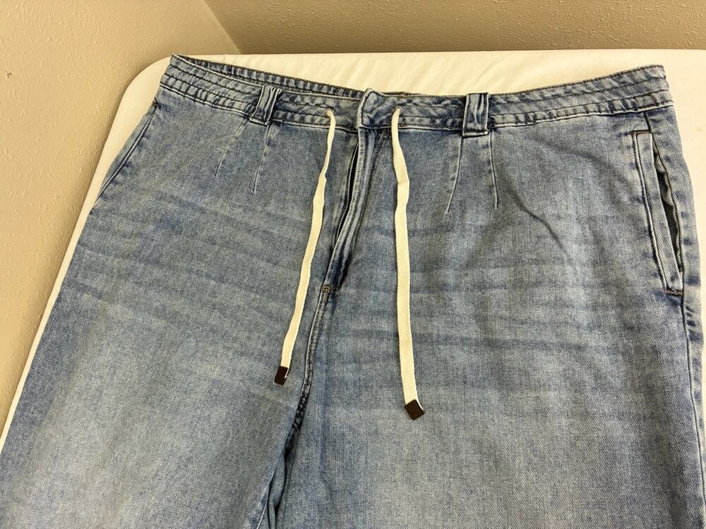 Falls Creek Capri Jeans Women's 24 Blue Denim Mid Rise Stretch Cotton